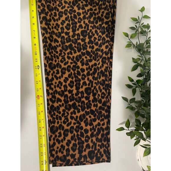 Old Navy Harper Mid-Rise Leopard Print Pants Size 8 Regular - Picture 13 of 13